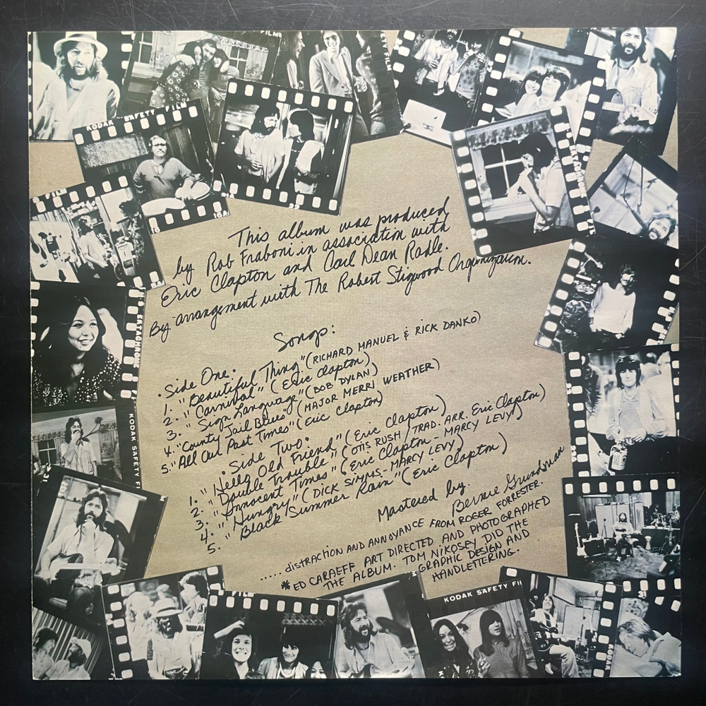 Eric Clapton ‎– No Reason To Cry (Япония 1976г.)