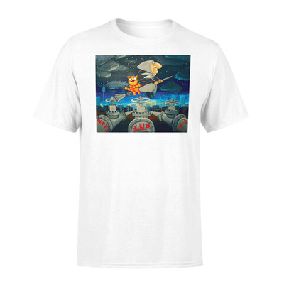 Футболка "Летим-ка отсюда.."