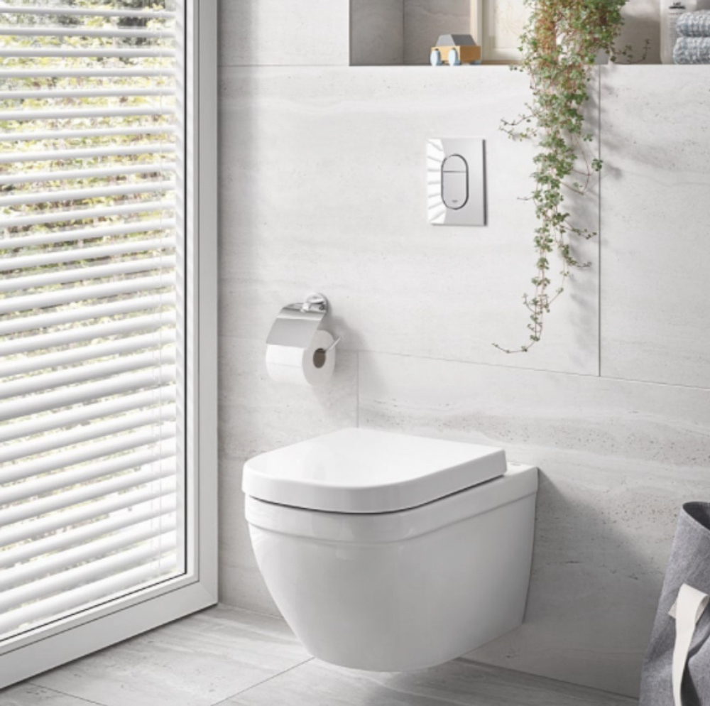 Подвесной унитаз GROHE Euro Ceramic, сиденье с микролифтом, альпин-белый (39554000)