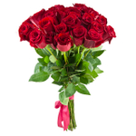 Букет роз эквадор в ассортименте (21 шт, 60 см)