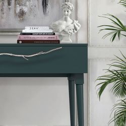 Консоль Арт Колор matte Стайл Сильвер Зеленый бирюзовый матовый