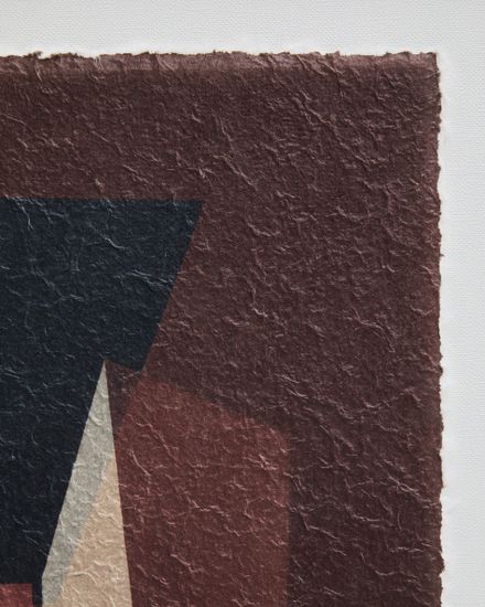 Многоцветная картина Veluni из переработанной бумаги 60 x 60 см