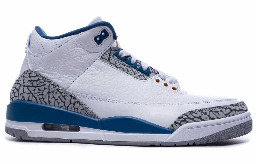 Кроссовки Jordan Air Jordan 3 Retro "White And True Blue"