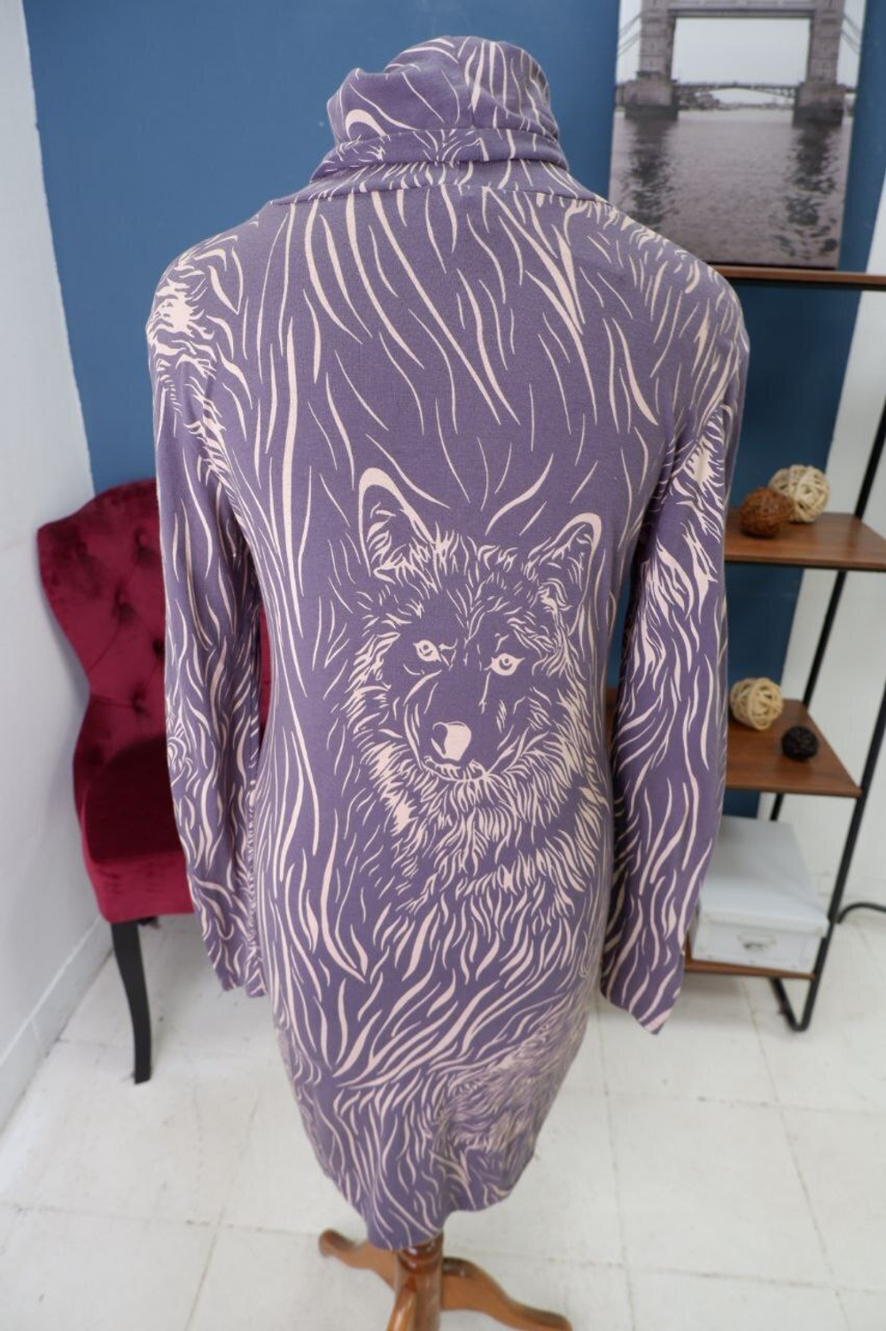 Платье Oodji с принтом 44 размер