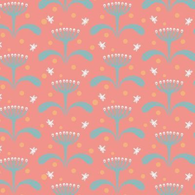 Весенний луг, цветы и мотыльки