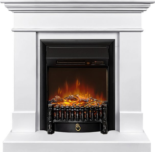 Каминокомплект California STD CRM (Разборный) - Санд сноу с очагом Fobos FX M Black RC