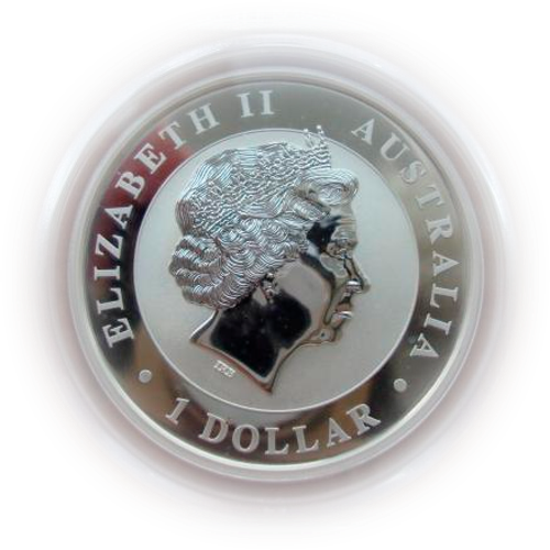 Австралия 1 доллар 2014 Клинохвостый орел СЛАБ PCGS СЕРЕБРО 402