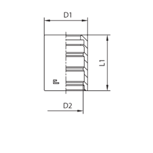 Муфта DN 25 R7 NEW