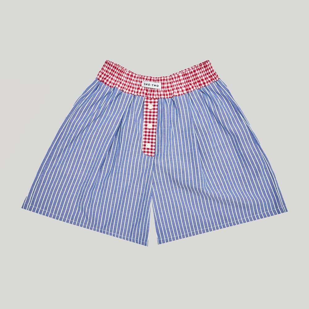 Boxer Shorts Blue-Red