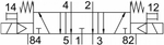 MFH-5/3E-3/8-B-EX Распределитель с электроуправлением