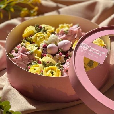 Пасхальный капкейк-букет «Гнездышко»