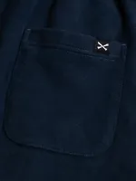 Брюки Hardlunch Logo оверсайз темно-синие