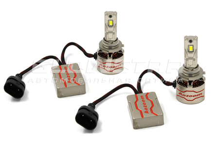Aozoom P11/HB3-HB4 (9005/9006/9012) с вентилятором 12V 75W 8500Lm (комплект, 2шт)