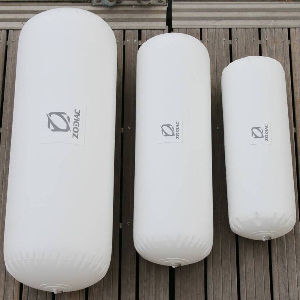 Кранец надувной белый, 28х75 см (10253675)