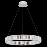 Citilux Чезаре CL338161 LED Люстра хрустальная с пультом Хром