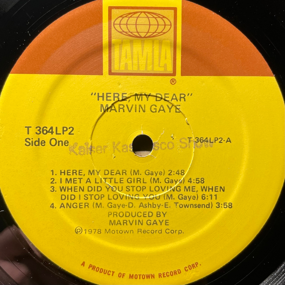 Marvin Gaye ‎– Here, My Dear 2LP (США 1978г.)