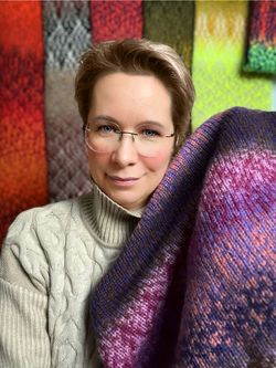 Пряжа для вязания DAMA теплая пушистая аркобалено