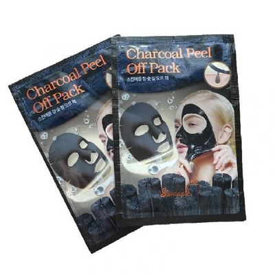 SkinApple Charcoal Peel Off Pack, Mаска-плёнка (угольная) для лица 10 г*1шт.