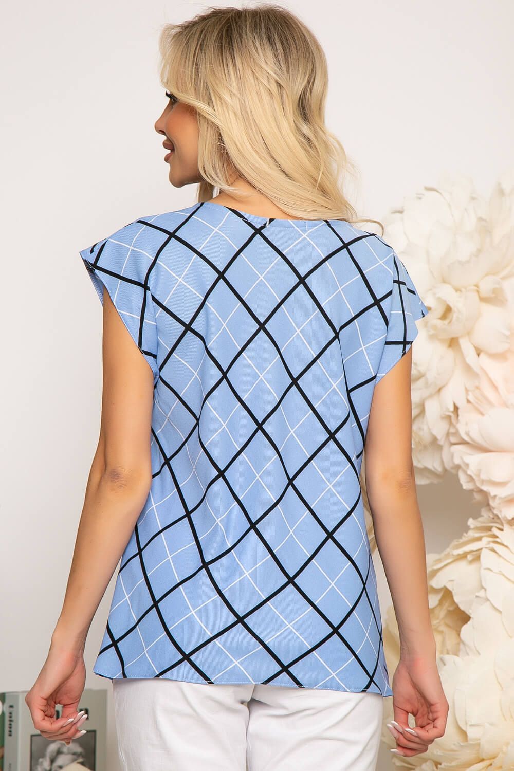 Блуза "Татьяна" (голубая) Б3840 LT Collection (Акция)