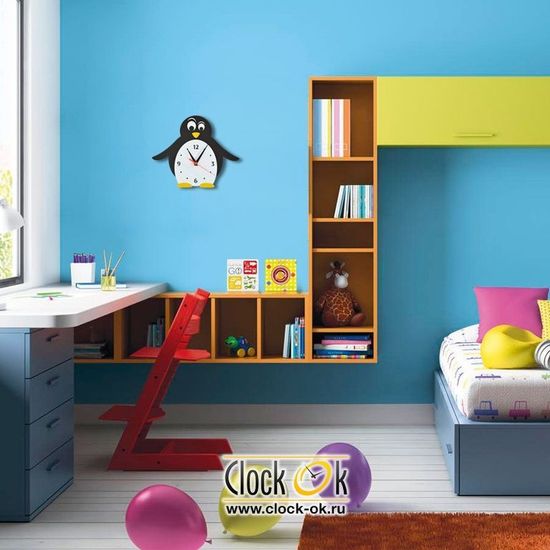 Настенные часы Пингвинчик