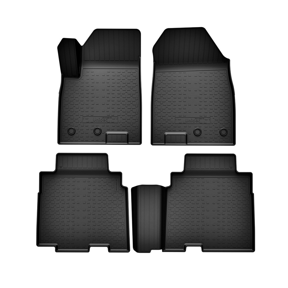 Ковры в салон Norplast для SOUEAST S09 2024-, Черный, 1,2 ряд, арт.NPA11-C825-781