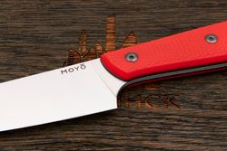Нож кухонный MOYO Премьер универсальный 150мм, сталь AR-RPM9, рукоять G10-extra красный