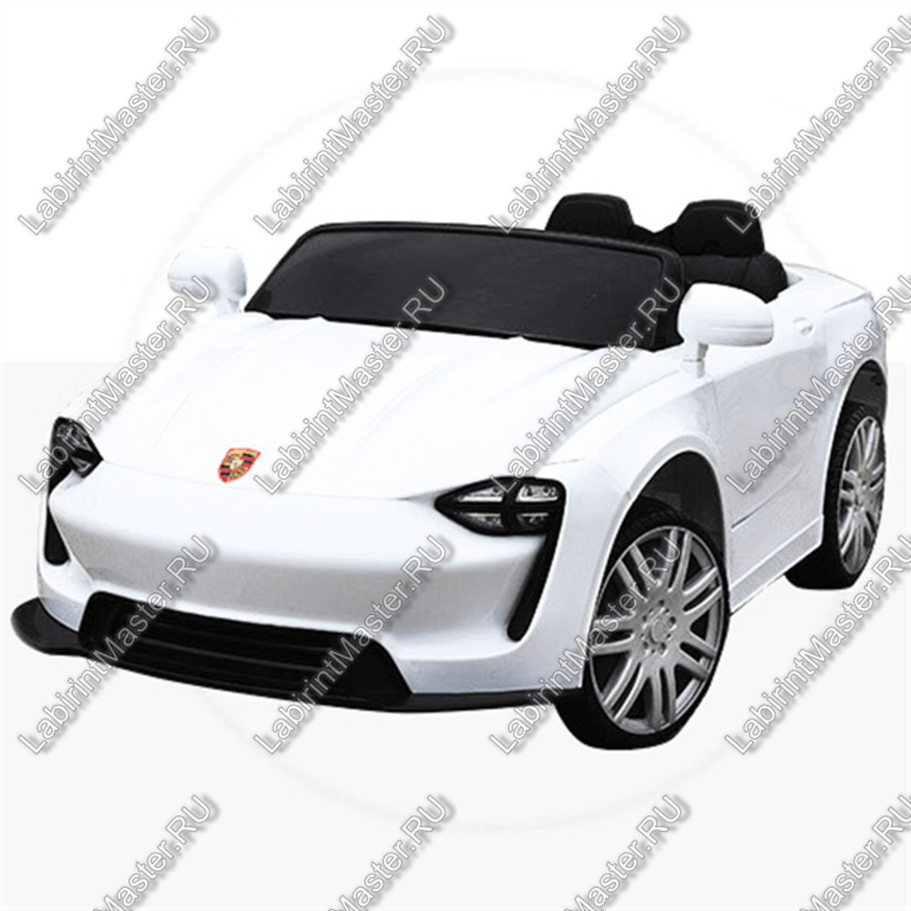 Детский электромобиль "Porshe" белый