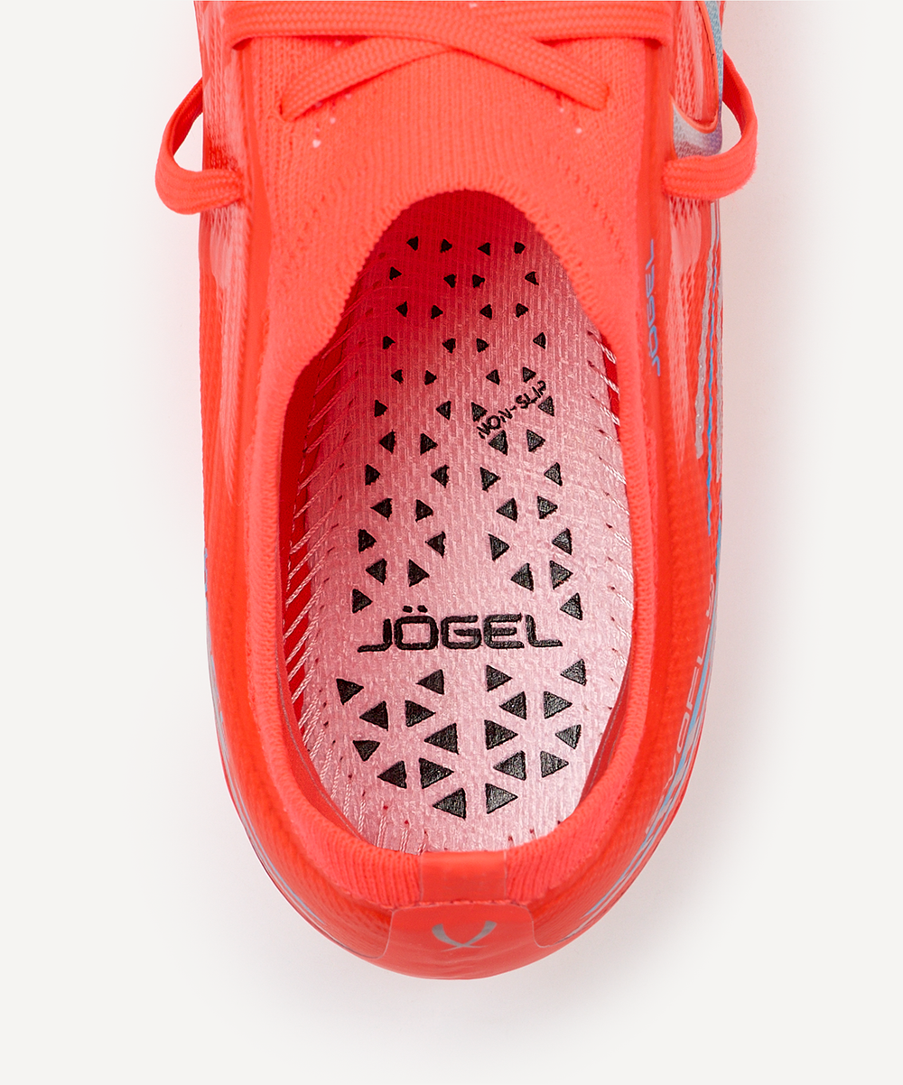 Бутсы футбольные Jogel Evofly SG Prime coral, коралловый