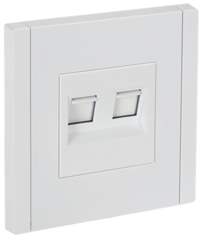 FORTE&PIANO Розетка двойная RJ11+RJ45 кат.5E FP235 белый IEK