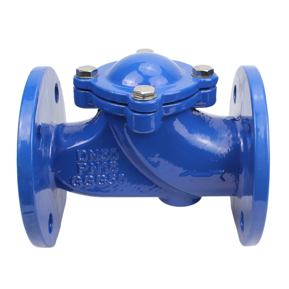 Ball check valve Elephant PN16-NBR without drain plug, body material - cast iron GGG50, closure element material - cast iron GGG50, seal - NBR