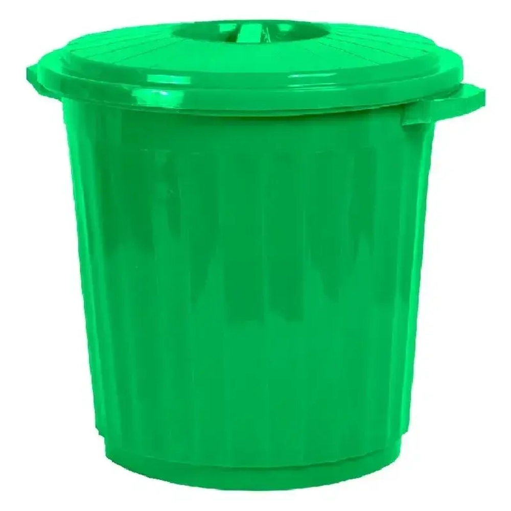 Бак 25л с крышкой (Зелёный) (комплект 10 шт)