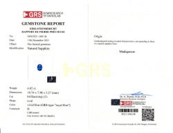 Сапфир, Овал, 3 шт / 14,06 карат, Шри-Ланка