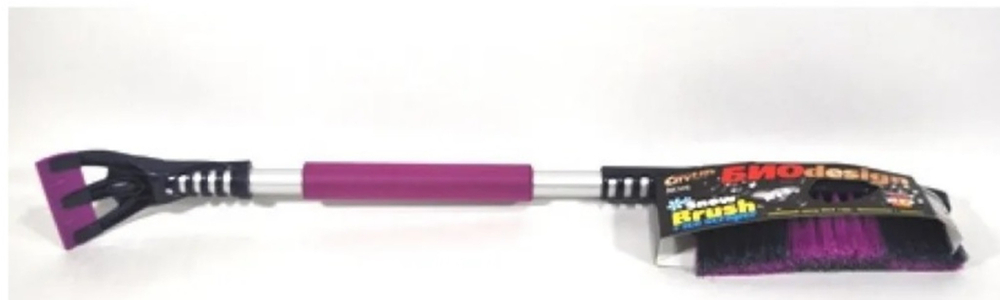 Щетка от снега и льда 2D со скребком CU74 City Up (74см)