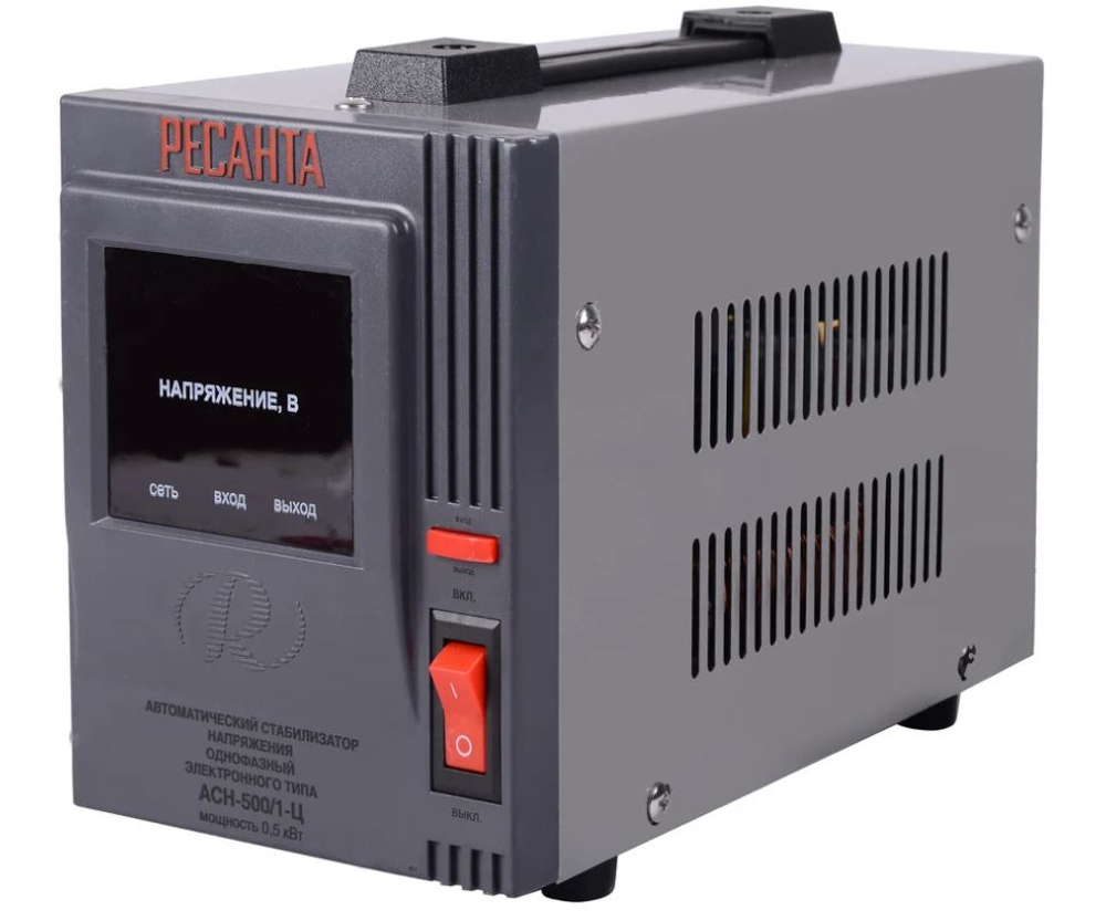 Однофазный стабилизатор напряжения Ресанта АСН 2000/1-Ц 63/6/4
