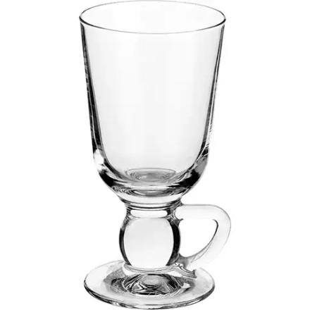 Бокал для горячих напитков «Айриш Кофе» стекло 280мл D=77,H=150,L=80мм прозр