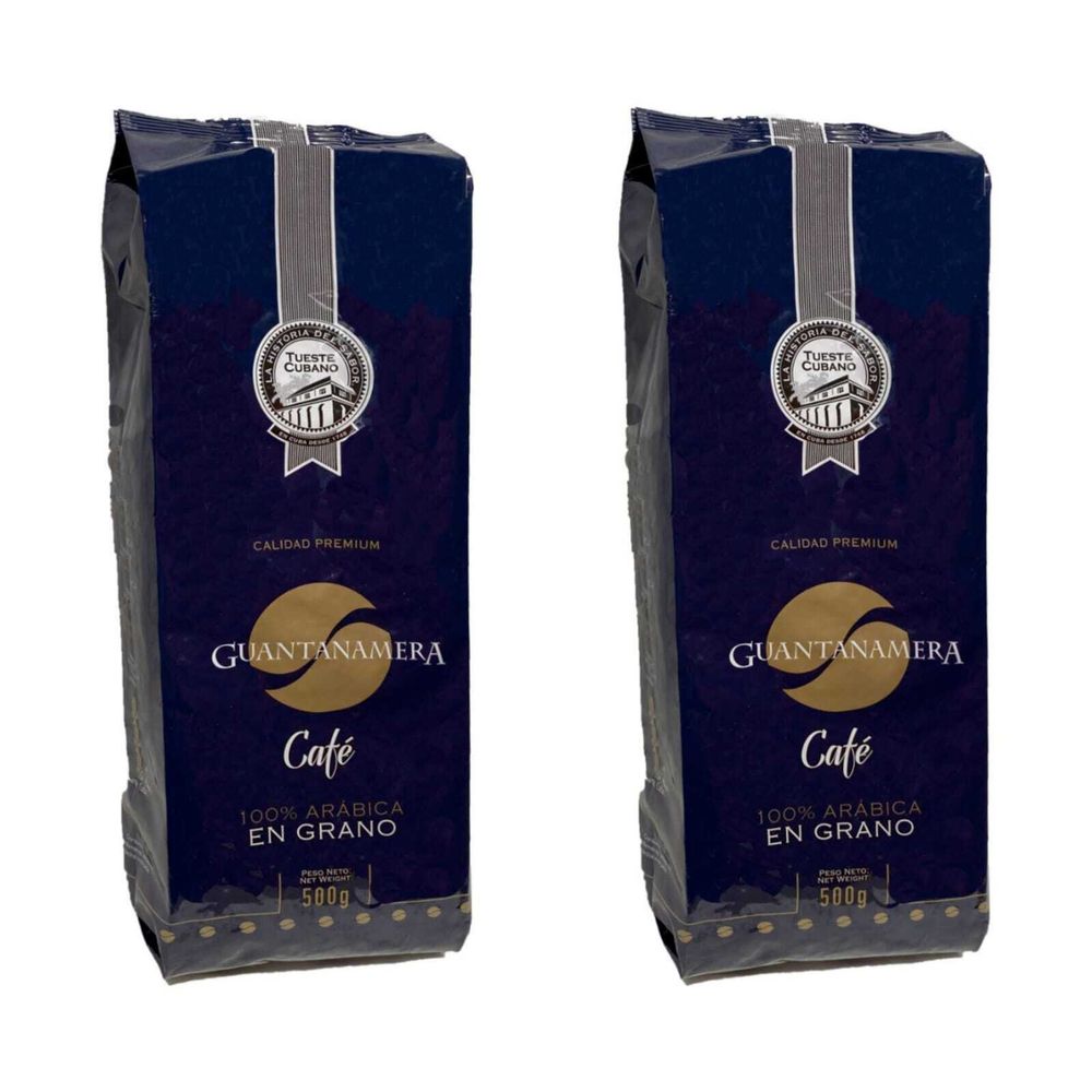 Кофе в зернах GUANTANAMERA 500 г, 2 шт