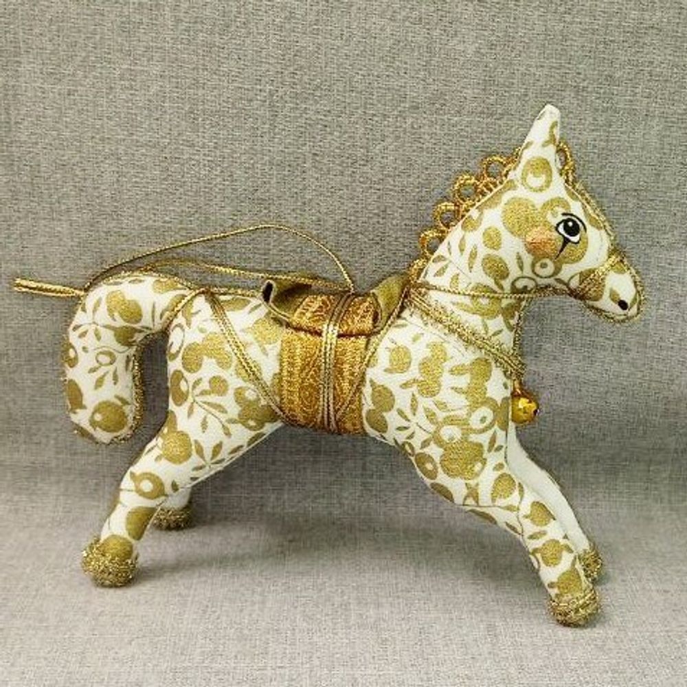 Ёлочная игрушка Лошадка Цирковая