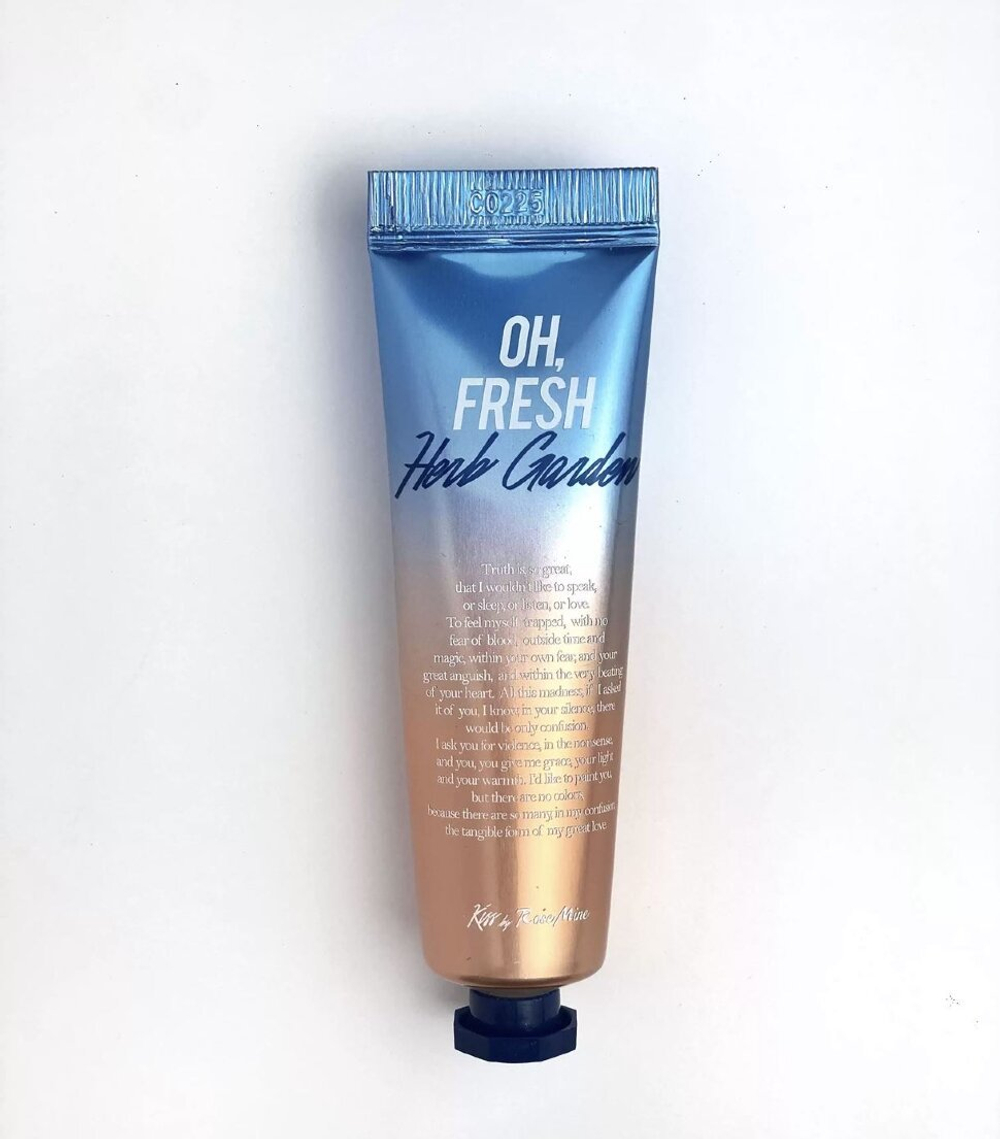 [Kiss by Rosemine] Крем для рук СВЕЖИЙ ТРАВЯНОЙ АРОМАТ Fragrance Hand Cream - Oh, Fresh Herb Garden, 30 мл