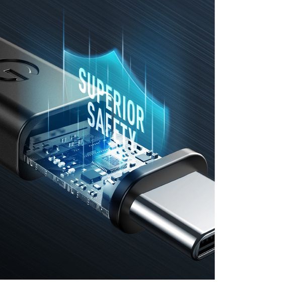 Кабель Energea Flow USB 2.0, USB-C to USB-C, 240W 3M, Черный | Black