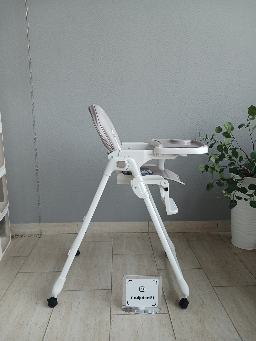 Стульчик для кормления детский Farfello Dreamy (Светло-серый)