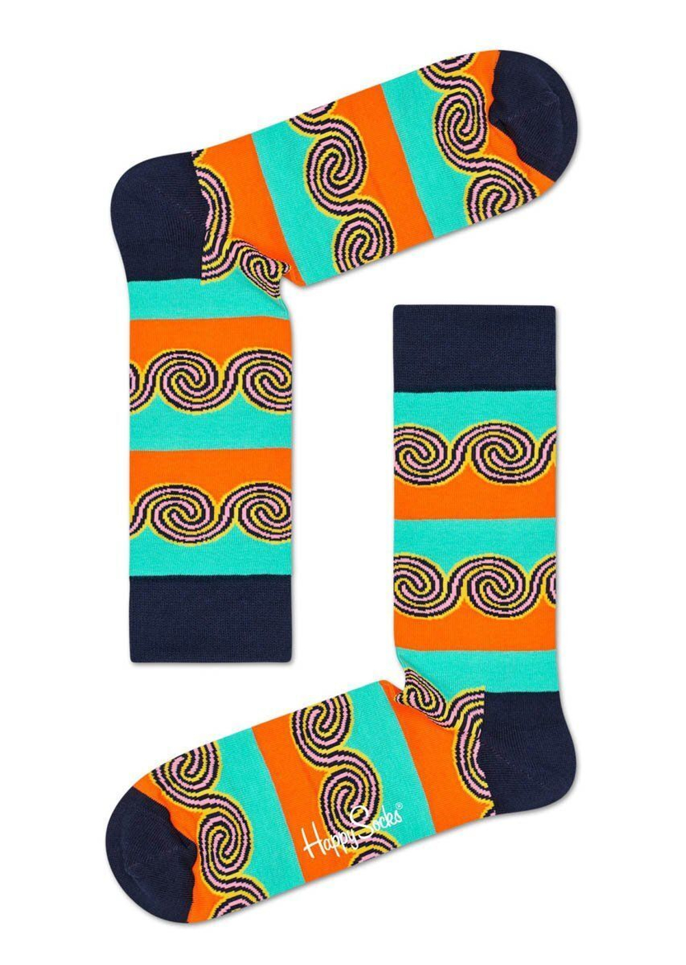 Носки унисекс Wish Sock с завитками (Размер: 29) (Цвет: фиолетовый)