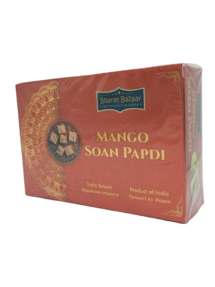 Индийская халва Bharat BAZAAR Soan Papdi Манго 250 г