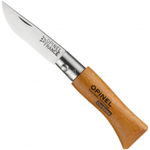 Нож Opinel №2, углеродистая сталь, бук