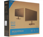 23.8" Монитор AOC 24B2XD, 76 Гц, IPS, черный