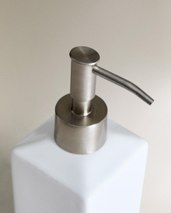 Zara Home дозатор для жидкого мыла, фаянс, белый