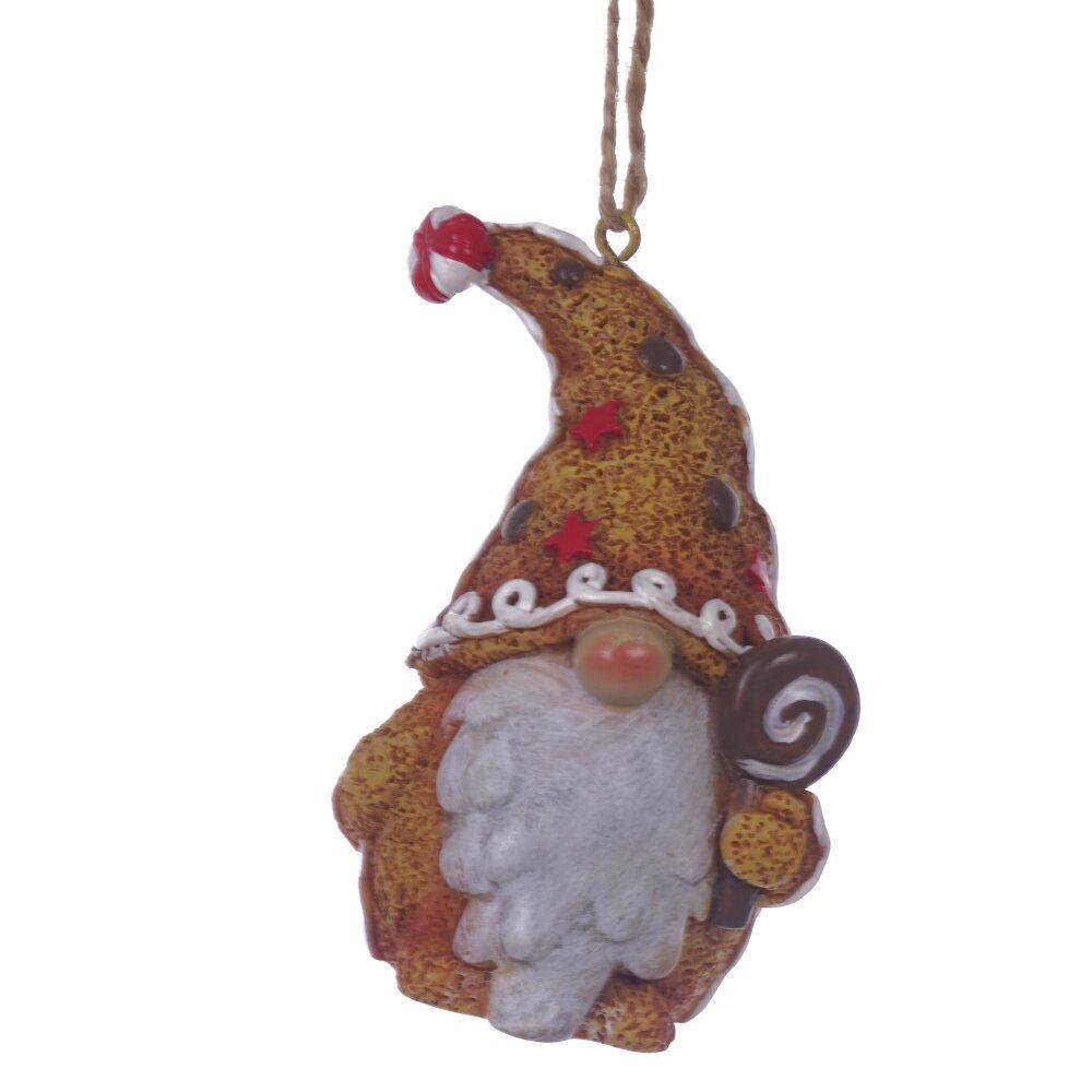 GAEM Фигурка декоративная подвесная "Гном", L5 W3,5 H7 см, 2в.