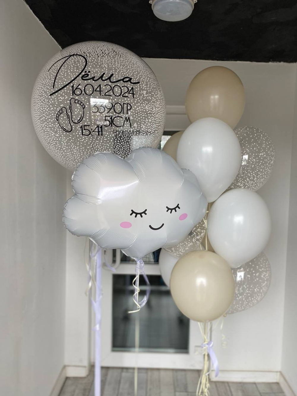Воздушные шары шарики на выписку  №703