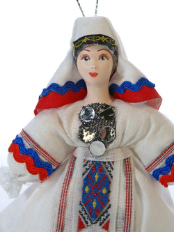 Кукла-подвеска Удмуртка в женском костюме