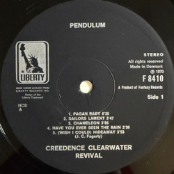 Виниловая пластинка Creedence Clearwater Revival ‎– Pendulum LP