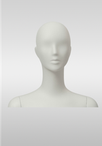 Женский абстрактный манекен Nika 3/Белый матовый